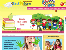 Tablet Screenshot of firststepsnm.com